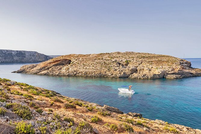 Half Day Blue Lagoon, Comino and Gozo Private Guided Boat Cruise - Crystal Lagoon: 30 minutes for swimming and sea caves