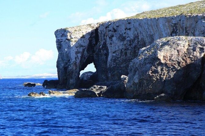 Half Day Malta Tour to Gozo Comino and Blue Lagoon Caves - Santa Marija Bay, the quieter swimming option