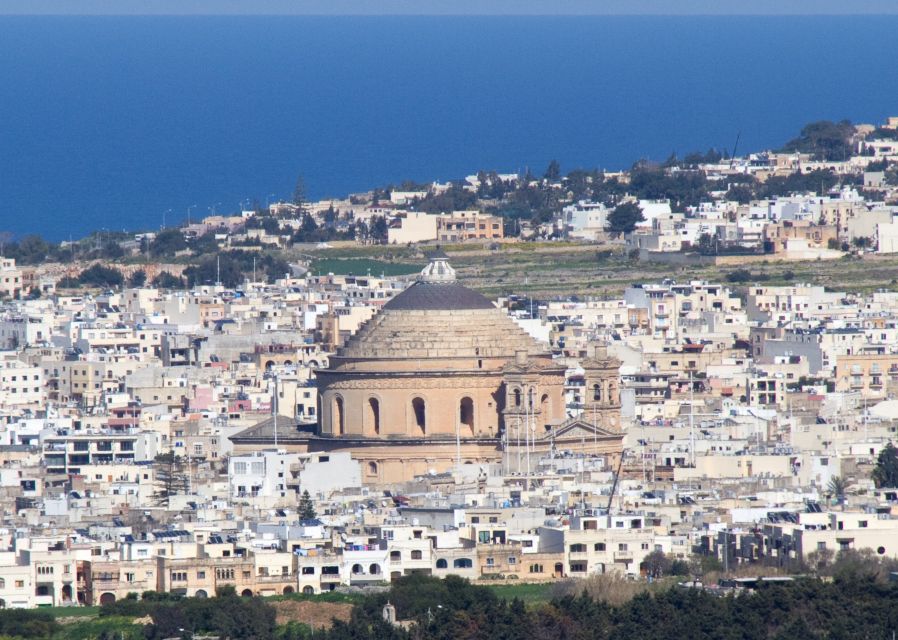 Local Villages Tour - Mellieha, Mosta, Naxxar & Mgarr - Mellieħa Bay and the village above it