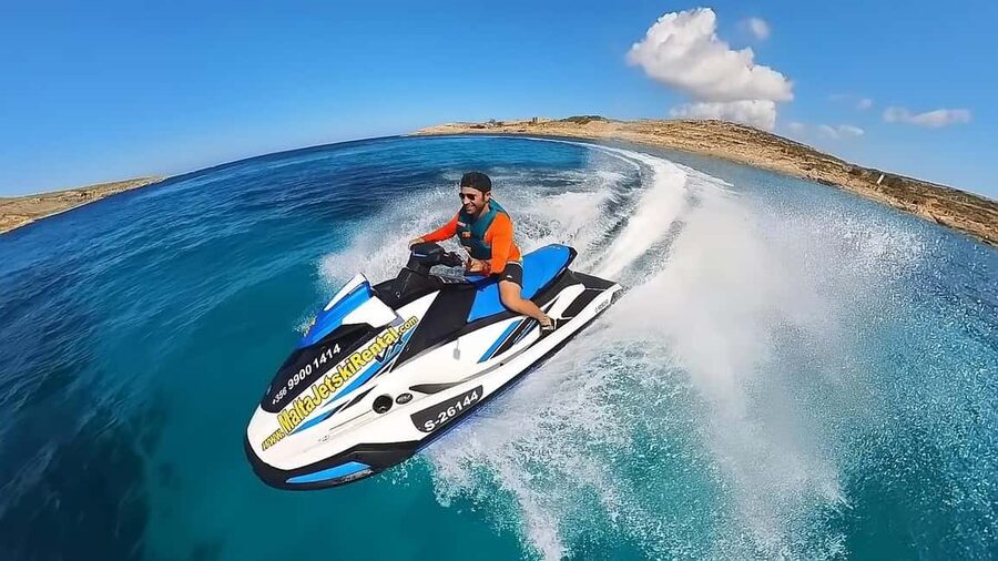 Malta 30 Minutes Jet Ski Rental / Hire - 2024 Yamaha VX - What the 30-minute Malta jet ski ride is really like