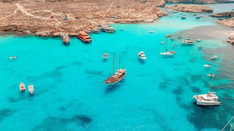 Malta: Around Comino Boat Trip with Gozo Guided Jeep Tour - Calypso Cave and Xwejni Salt Pans