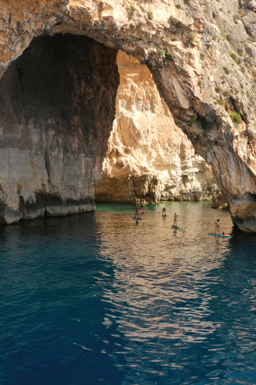 Malta: Blue Grotto SUP and Snorkeling Tour - Snorkeling in clear Maltese water
