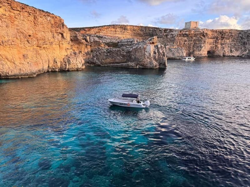 Malta: Blue Lagoon, Caves, Comino & Gozo Private Boat Trip - Santa Marija Tower and Malta’s past