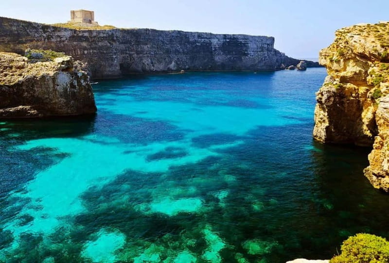 Malta: Blue Lagoon, Comino, Gozo & Crystal Lagoon Sea Caves - Ninety minutes at the Blue Lagoon