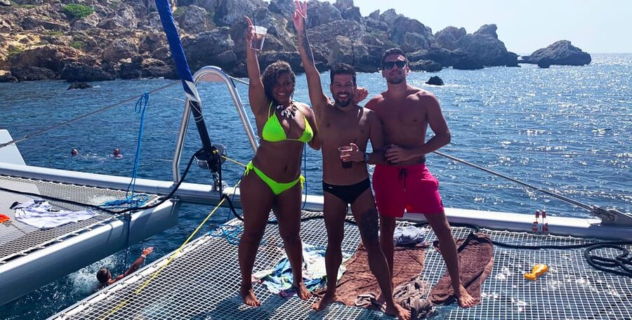Malta: Blue Lagoon Evening Catamaran Cruise - A sunset cruise with music, dancing, and cocktails