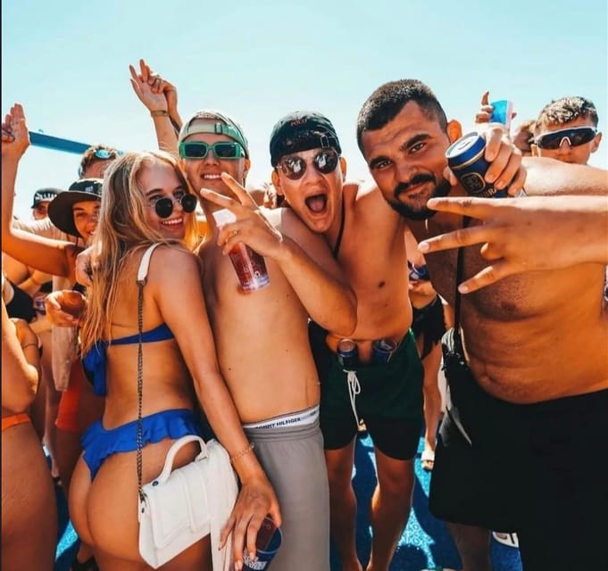 Malta: Boat Party + Watersport+ Comino+ OpenBar ALL INCLUDED - Comino and Blue Lagoon from the water