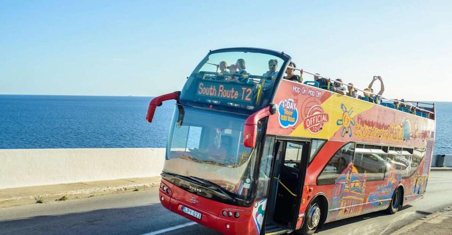 Malta: City Sightseeing HOHO Bus Tour & Optional Boat Tour - The North Route, from Bugibba to medieval Mdina