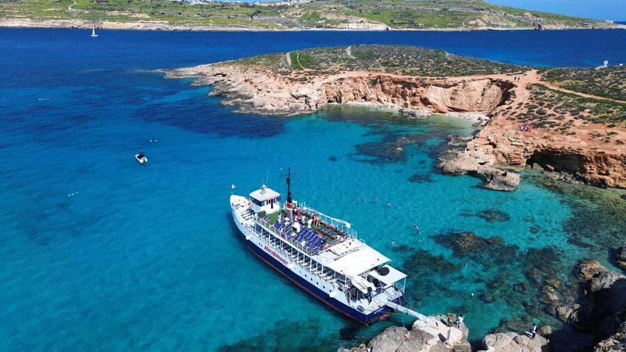 Malta: Comino, Blue Lagoon, Crystal Lagoon & Caves Cruise - Four and a half hours at the Blue Lagoon
