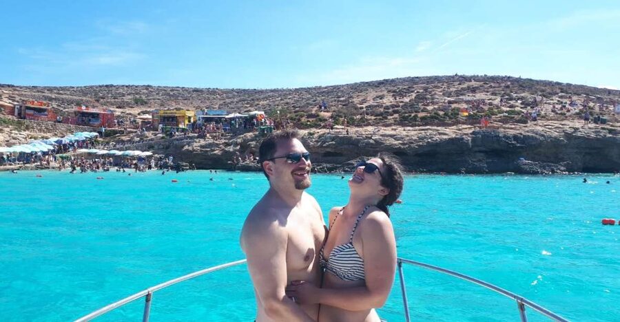 Malta: Comino, Blue lagoon, Crystal Lagoon Private Boat Tour - Comino comes into view