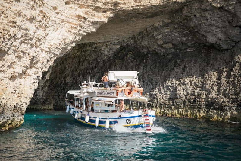 Malta: Comino, Gozo, Blue & Crystal Lagoon, and Caves Cruise - Gozo’s Mgarr Harbour in ten minutes