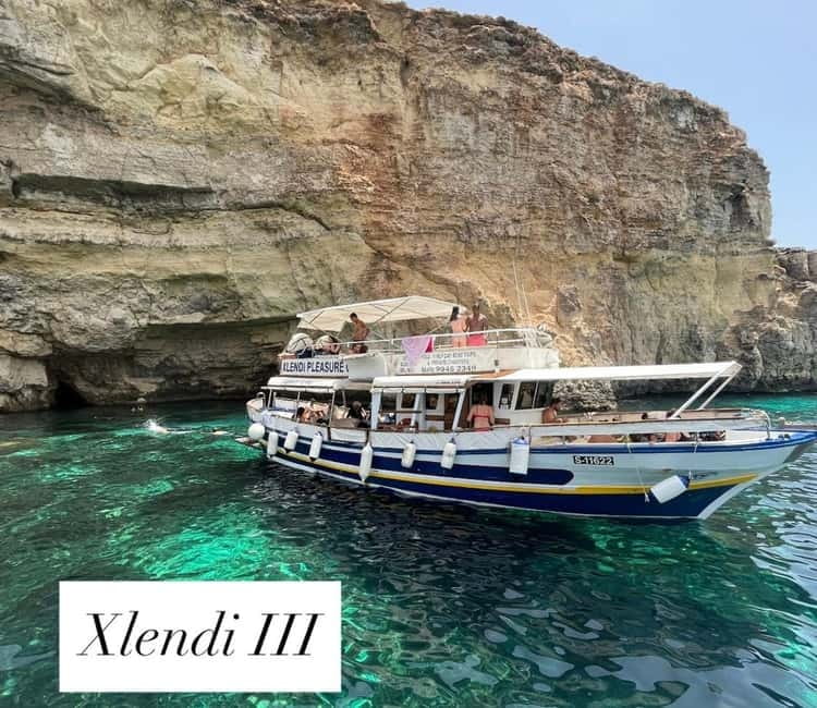 Malta: Comino, Gozo, Blue & Crystal Lagoon, and Caves Cruise - Crystal Lagoon and the best swimming pause