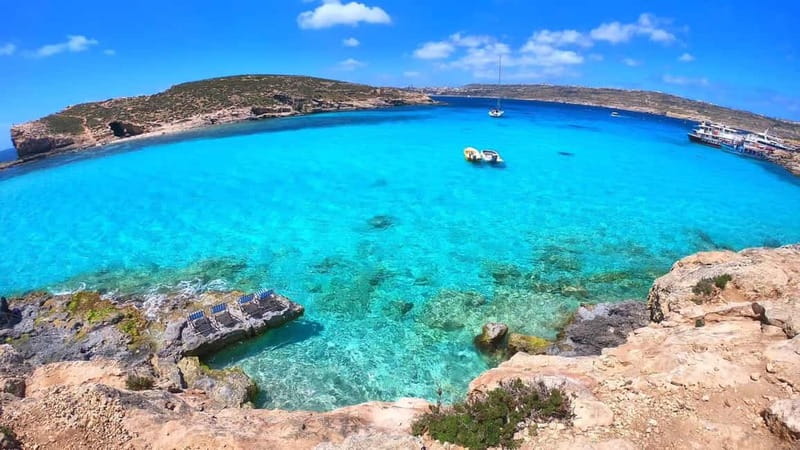 Malta: Comino+ Santa Maria Bay, Blue Lagoon + Seacaves tour - A relaxed alternative to Malta’s crowded Blue Lagoon boats