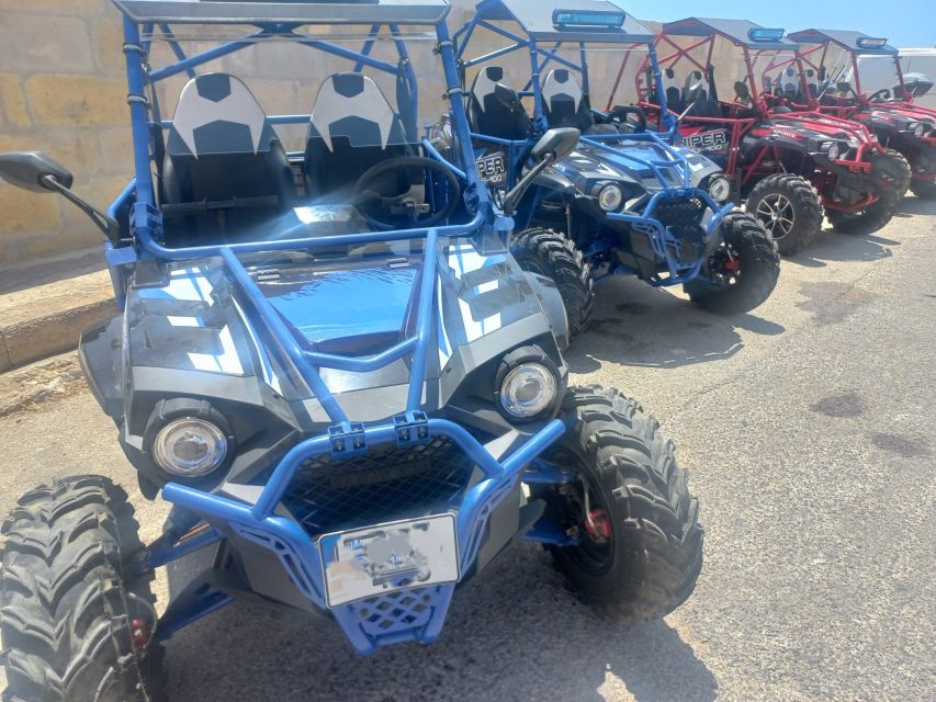 Malta: Full-Day Gozo Buggy Tour with Lunch & Boat Ride - From Malta pickup to Gozo