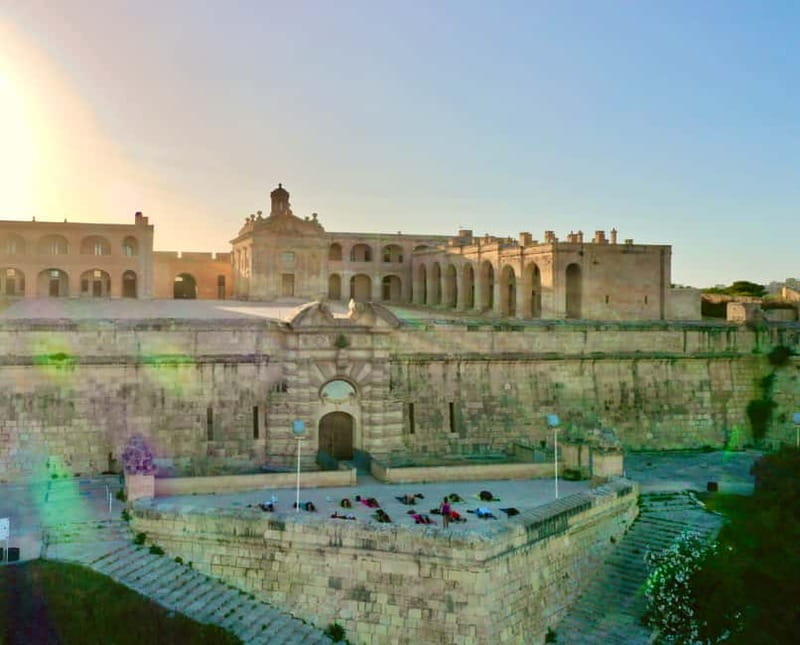 Malta: Game of Thrones Location Yoga Class - Yoga beside Manoel Fort and Valletta