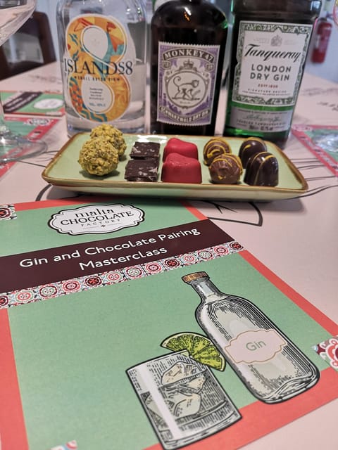 Malta: Gin and Chocolate Pairing Workshop - Key points to know
