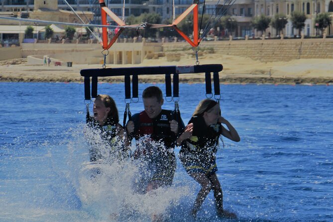MALTA - Go & Fun Parasailing Free Photos & Videos - Who will enjoy this most