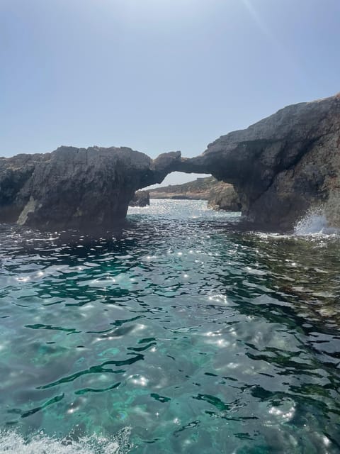 Malta:Gozo,Comino,Crystal/BlueLagoon&Caves Private Boat trip - Crystal Lagoon: a quieter place for a mask and snorkel