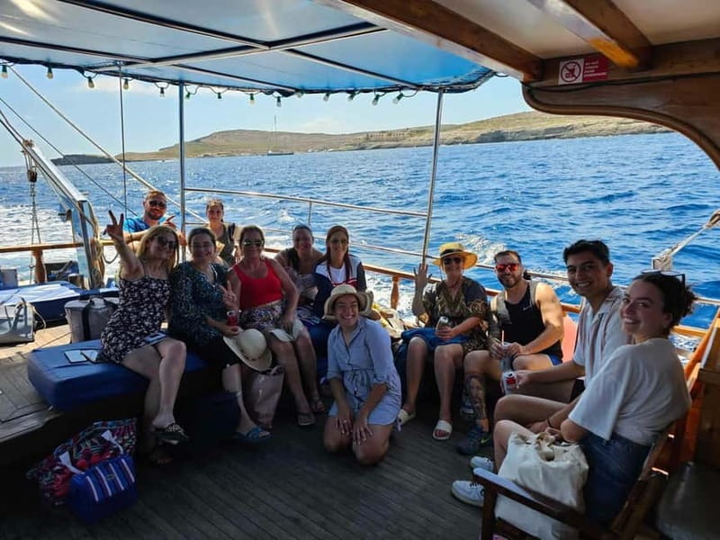 Malta: Gozo, Comino Island and Blue Lagoon Cruise - Santa Maria Caves and the return to Bugibba