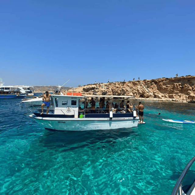 Malta: Gozo, Comino, Sea Caves, and Blue Lagoon Cruise - Cirkewwa to Comino Tower and the western coast