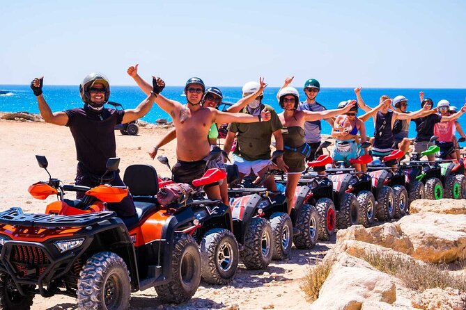 Malta: Half-Day Quad Bike Adventure Tour Including Transfers - The swim stop from April to October