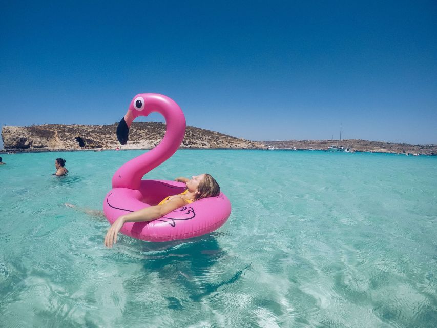 Malta: Private Boat Charter to Blue-Lagoon, Gozo & Comino - Santa Marija Bay and Elephant Rock