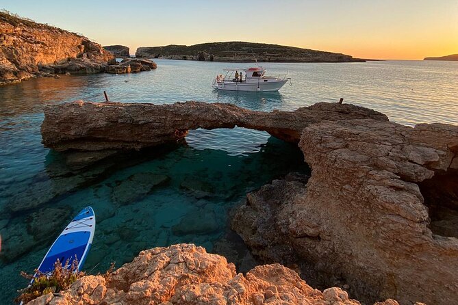 Malta: Private Boat Trip & Cruises Comino, Blue Lagoon, Gozo - Santa Marija Bay for a quieter swim
