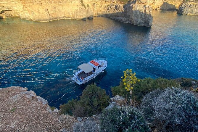 Malta: Private Boat Trip & Cruises Comino, Blue Lagoon, Gozo - Santa Maria Caves and Saint Mary’s Tower
