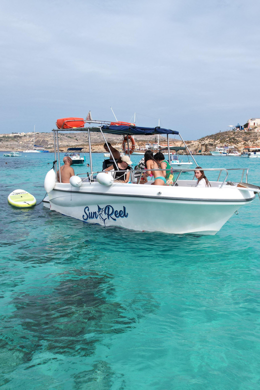 Malta: Private Boat Trip to Comino, Blue Lagoon & Gozo - Santa Maria Caves by boat