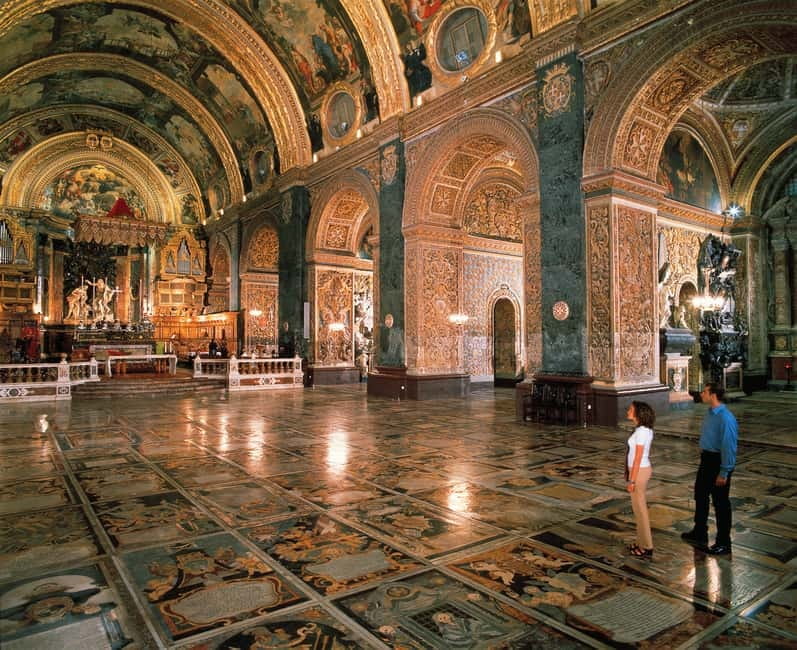 Malta: Private Full-Day Sightseeing Tour - Valletta begins with gardens, harbor views, and Caravaggio