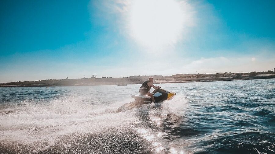 Malta: Private Jet Ski Experience - Starting from St Thomas Bay