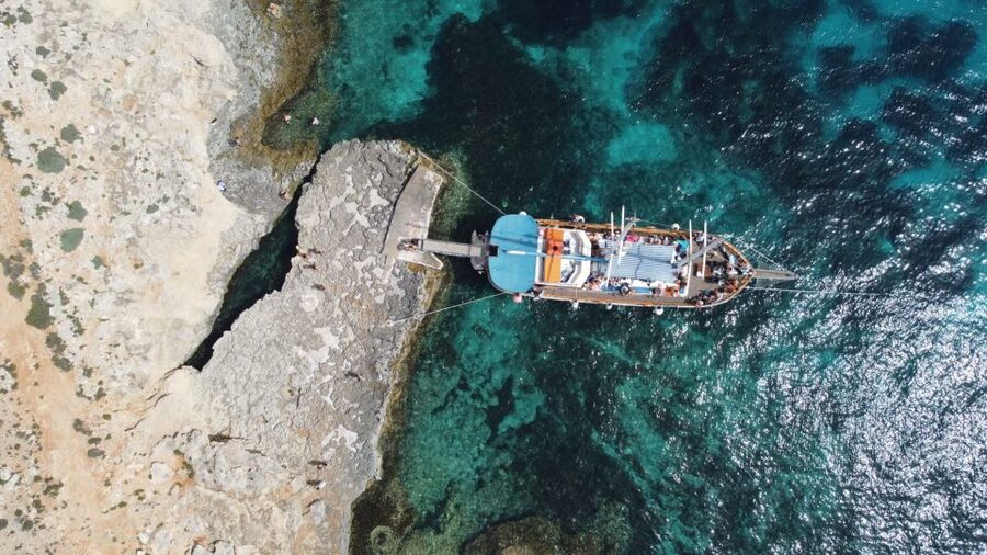 Malta: Sunset Cruise to Blue Lagoon and Caves - Two hours at the Blue Lagoon