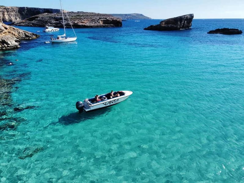 Malta: The Three Islands Private Boat Tour - Crystal Lagoon, where the swimming begins