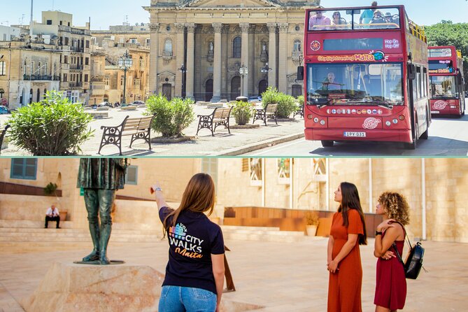 Malta: Walking Tour + Hop-on Hop-off Bus Tour + Boat Tour - Start at City Gate and walk into Valletta’s story
