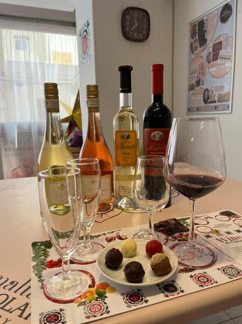 Malta: Wine and Chocolate Pairing Experience - What the one-hour schedule means for you