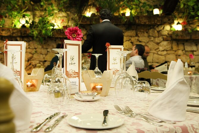 Maltese Traditional Dinner and Folklore Show with Transfers - Four courses, Maltese specialties, and plenty of wine