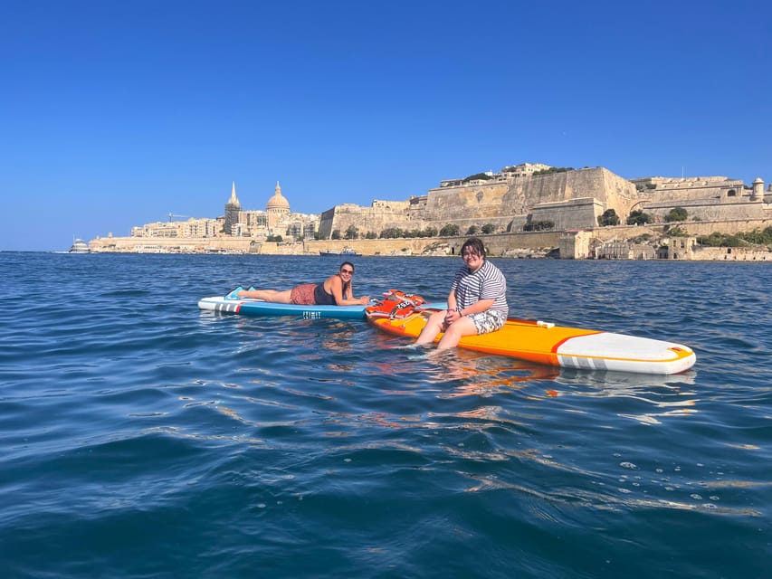 Manoel Island SUP Adventure - Cooling off in Sliema