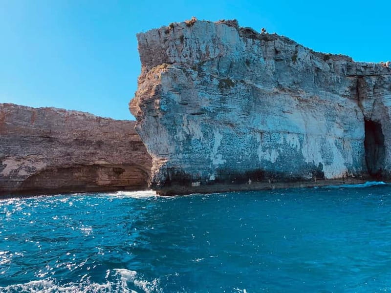 Mellieha: 1:00pm Speedboat round Comino Caves 2h Blue Lagoon - The Blue Lagoon for two full hours