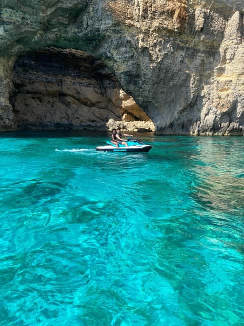 Mellieha: Comino and Blue Lagoon Jet Ski Safari Tour at 3 PM - Blue Lagoon: the famous stop