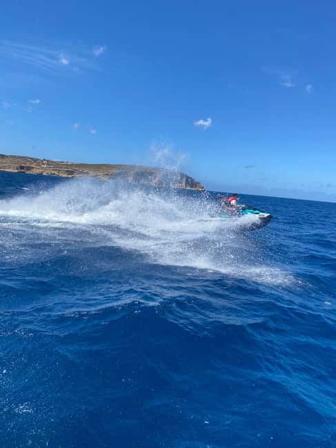 Mellieha: Comino and Blue Lagoon Jet Ski Safari Tour at 3 PM - Lovers Cave and the return to Marfa Bay