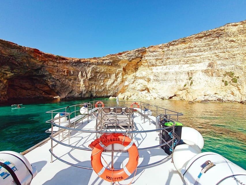 Mellieha: Comino, Crystal & Blue Lagoon 2 Bay Evening Cruise - Crystal Lagoon: your first hour in the water