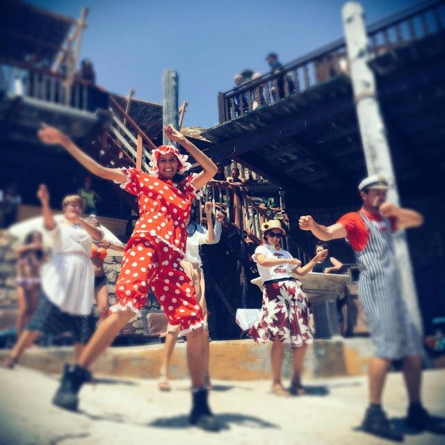 Mellieha: Popeye Village Entry Ticket - Food, seating, and comfort