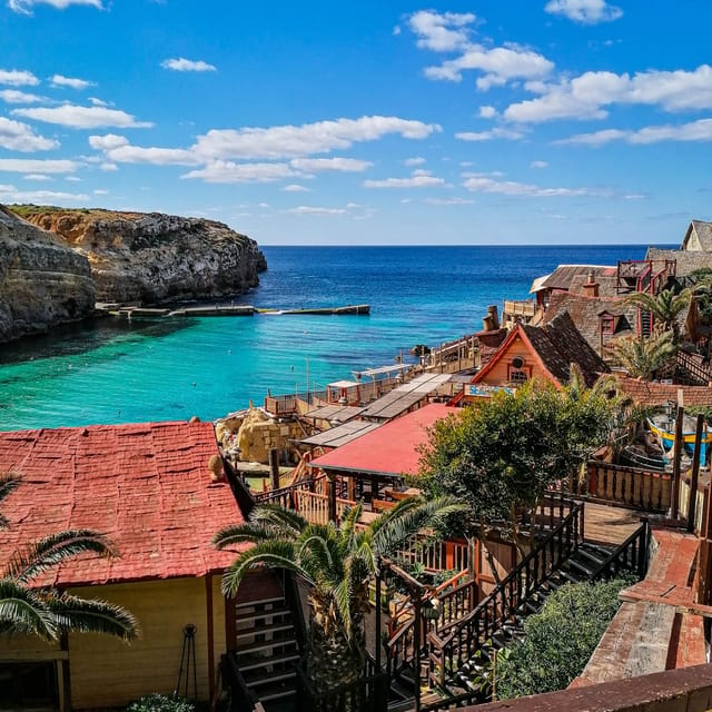 Mellieha: Popeye Village Malta Filmset Entry Ticket - Food, lockers, and the long-day question