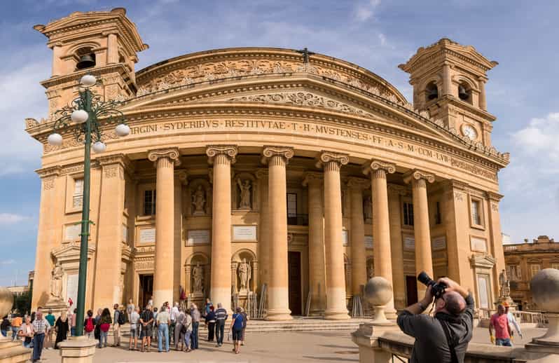 Mosta: City Highlights Tour with Buffet Lunch - A wartime shelter beneath Mosta