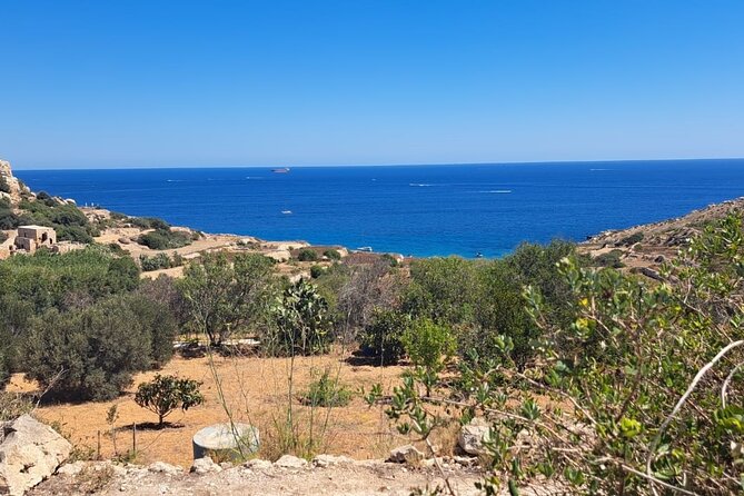 North Malta Quad Bike Tour with Land or Sea Views and Swimming - Popeye Village from the coast