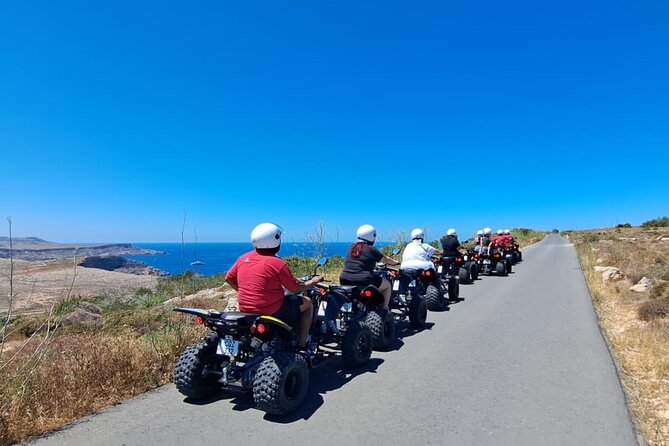North Malta Quad Bike Tour with Land or Sea Views and Swimming - Swimming at Armier Bay and Mellieha Bay