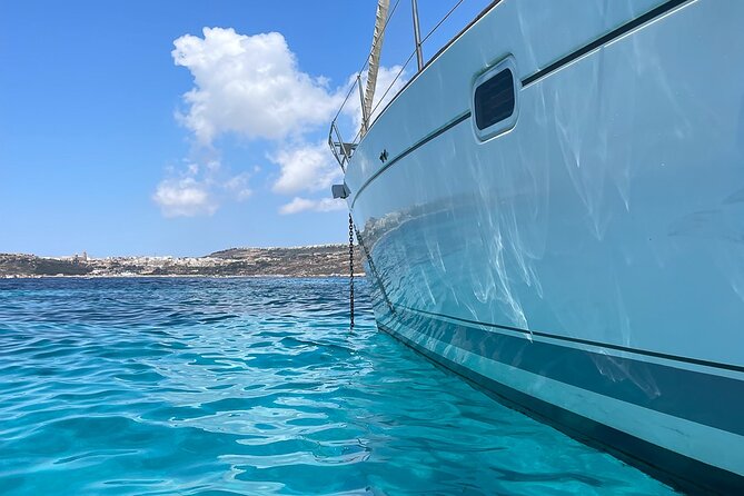 Private 8 Hours Boat Charter Trip in Malta - Crystal Lagoon and Comino’s rocky coves