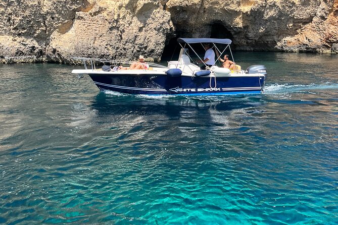 Private Boat Charter: Gozo, Comino, Blue Lagoon, Crysral Lagoon - Blue Lagoon without committing to the main crowd