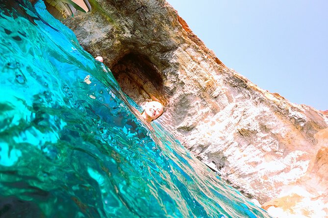 Private Boat Tour to Blue Lagoon Comino Caves and Gozo - Crystal Lagoon: the calmer first swim