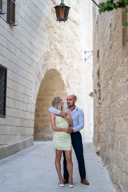 Private Couples Photoshoot in Malta - The photographs, gallery, and delivery time