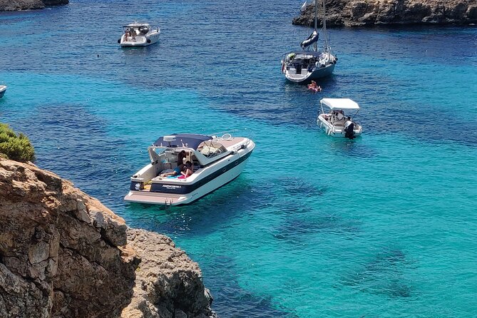 Private Yacht Charter in Malta, Gozo & Comino - Full Day - Three hours around Blue Lagoon and Crystal Lagoon